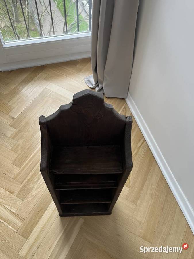 Półka drewniana Drewno ciemne Szafka mazowieckie Warszawa sprzedam