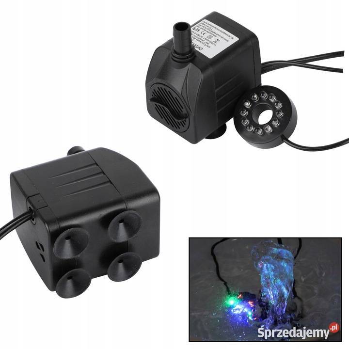 12 LED Pompa wody do fontanny 800l