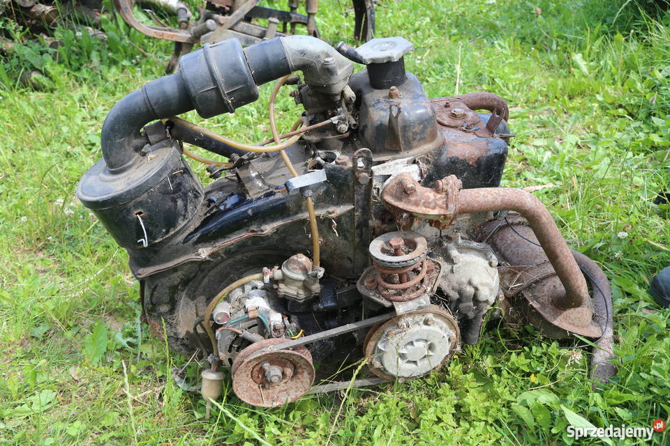 Silnik z skrzynią biegów do fiata 126p Silniki i osprzęt Kartuzy