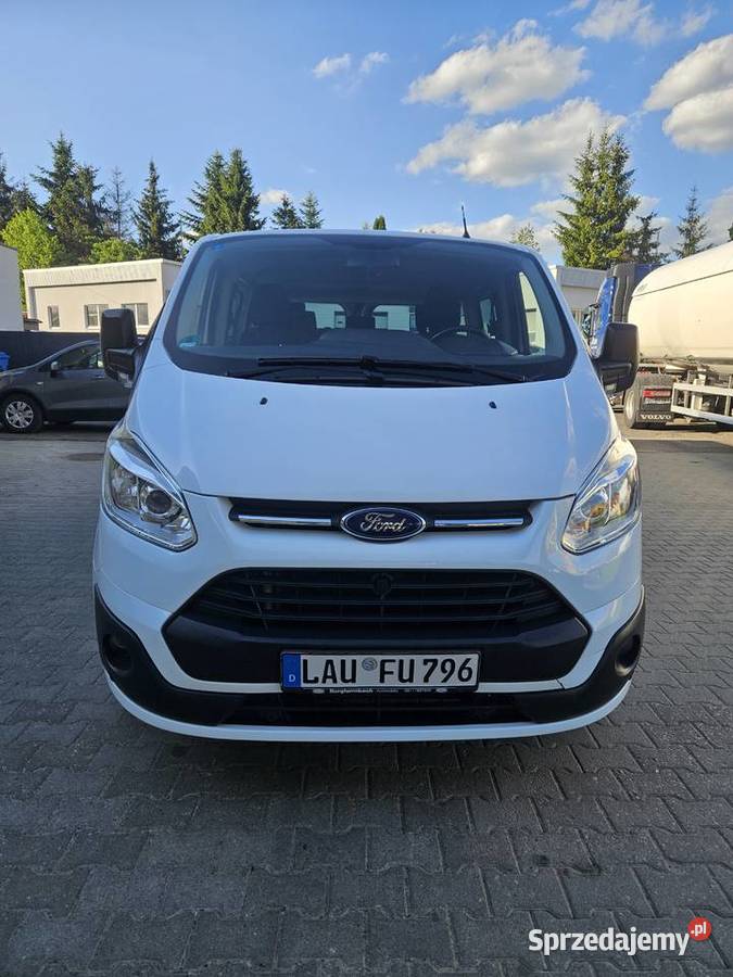 Ford Transit Custom 22TDCI 150 9osobowy Klima komputer pokładowy podkarpackie Sanok