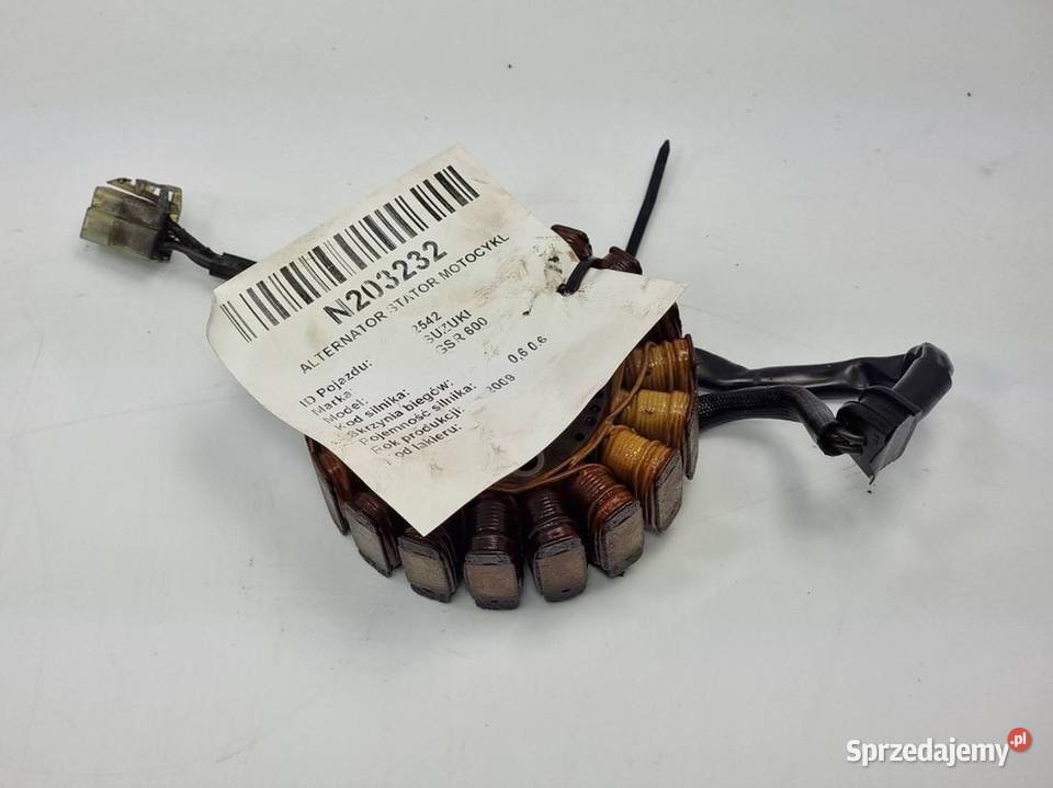 ALTERNATOR STATOR MOTOCYKL SUZUKI GSR 600 osobowe