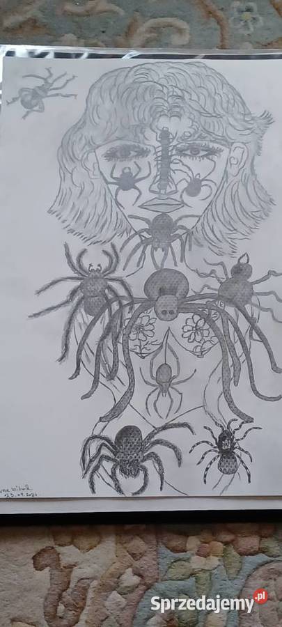 rysunek ołówkami surrealistyczny mroczny wielkopolskie