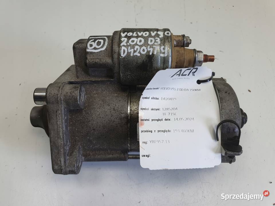 ROZRUSZNIK Volvo V70 III V90 II 20 D3 D4 osobowe Rudka