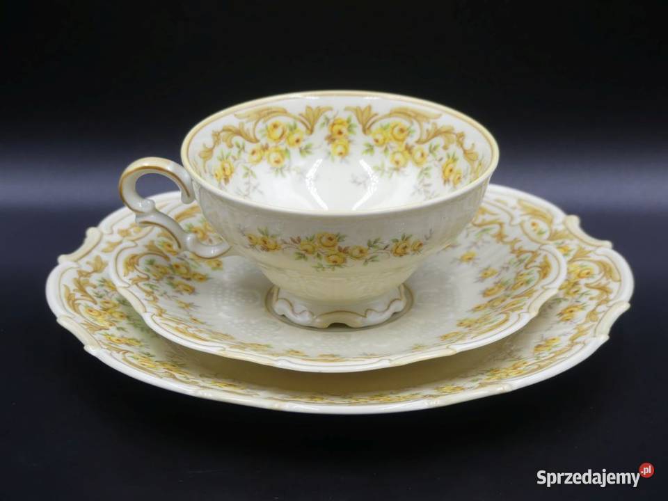 Komplet śniadaniowy Sorau Żary piękne reliefy Poznań