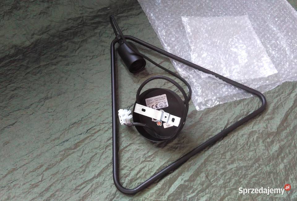 Lampa czarna Wisząca duży gwint Sufitowa metal Białystok