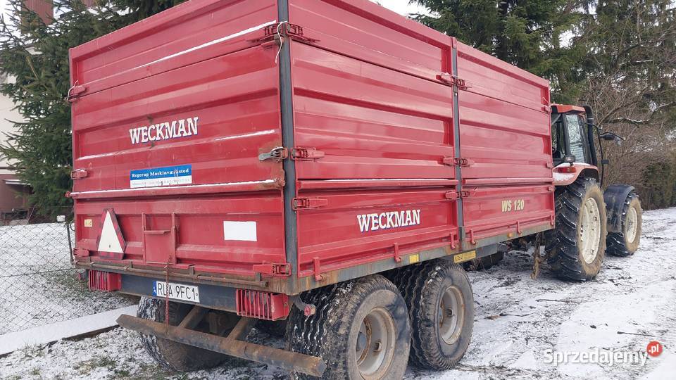 Przyczepa wywrotka Weckmann ws120 12t tandem Łańcut