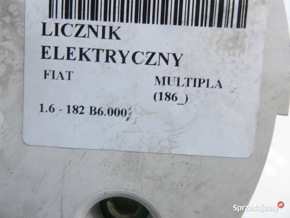 LICZNIK FIAT MULTIPLA 186 16 182 B6000 51712409
