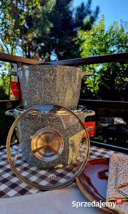 Garnki marmur rosołowe Łódź