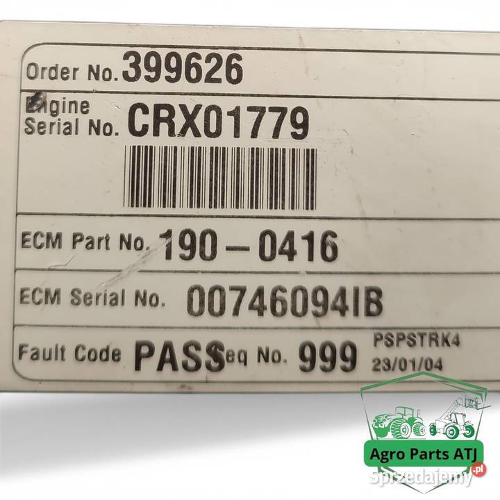 Sterownik silnika 3045E Caterpillar 1900416 CAT podlaskie Ciechanowiec