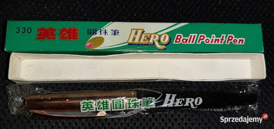 Chińskie pióra wieczne i długopis z lat 90