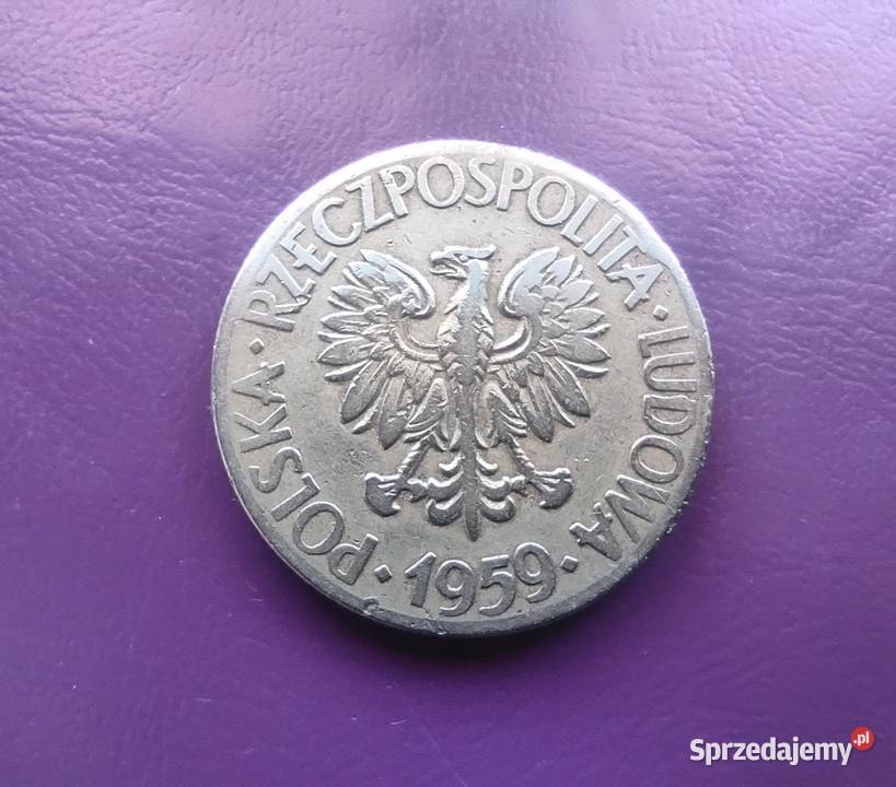 Moneta PRLu 10 ZŁOTYCH 1959 KOŚCIUSZKO Rzadkość Pruszków