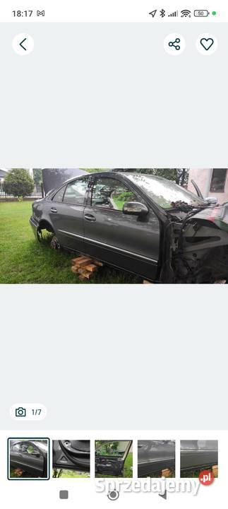 Drzwi w211 c368 Sedan Mercedes E klasa 2200cm3