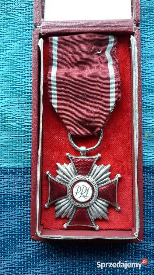 Odznaka PRL z pudełkiem orginał Tanio Sprzedam Aleksandrów Łódzki
