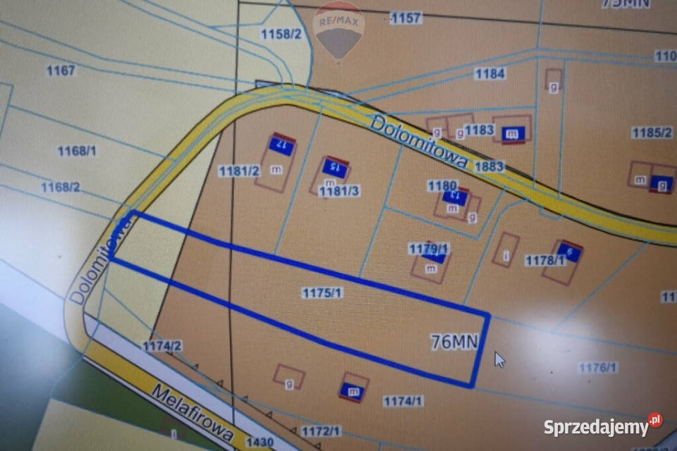 DZIAŁKA BUDOWLANA REGULICE GMINA ALWERNIA 22m