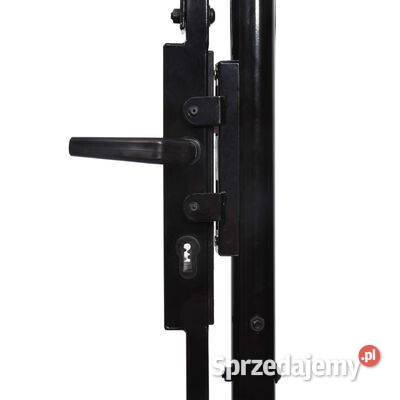 vidaXL Brama jednoskrzydłowa z grotami stal 1x1 Warszawa