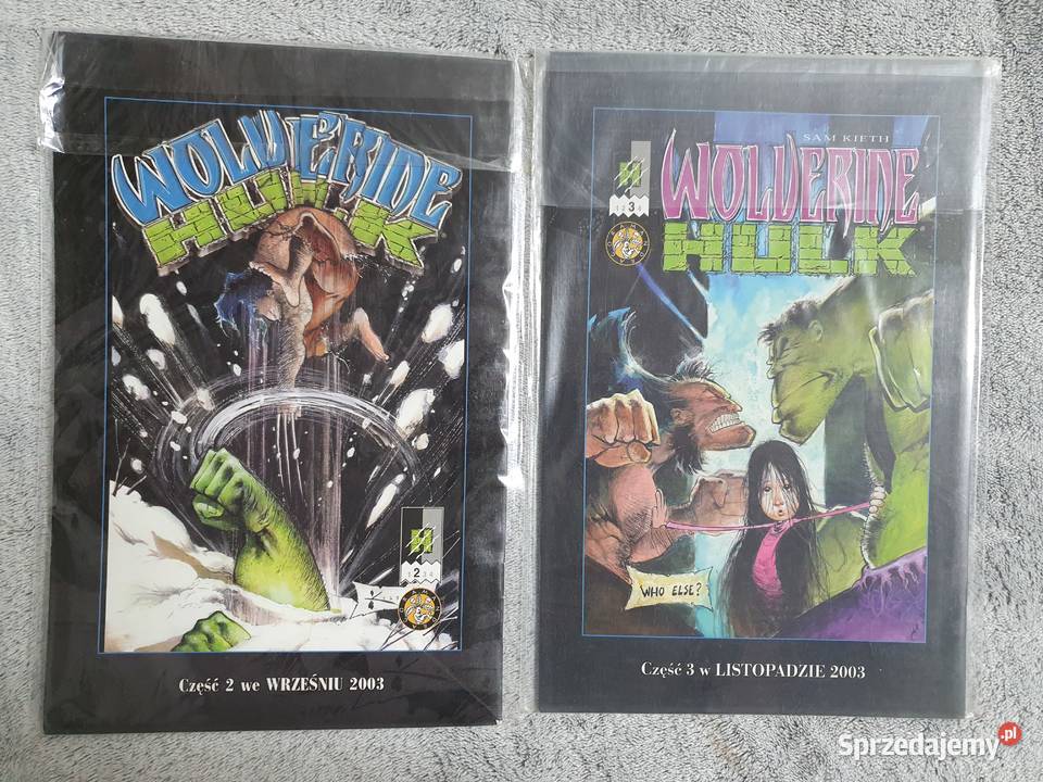 WolverineHulk zestaw 2 komiksów wydawnictwo Gdynia
