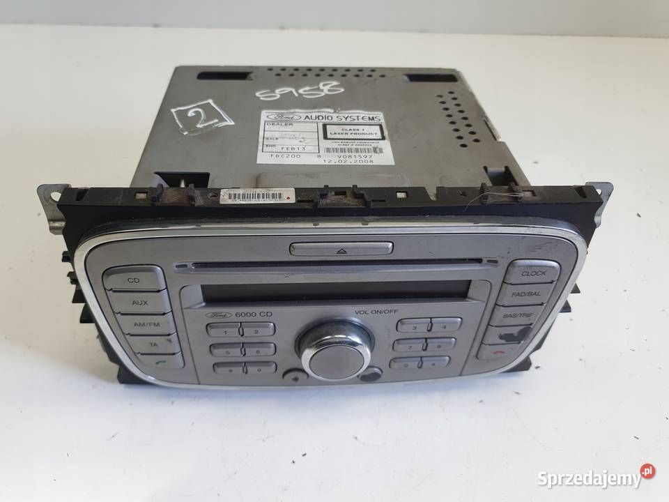 Ford Mondeo MK4 S RADIOODTWATRZACZ CD radio Rudka