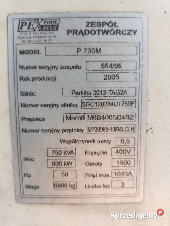Agregat prądotwórczy