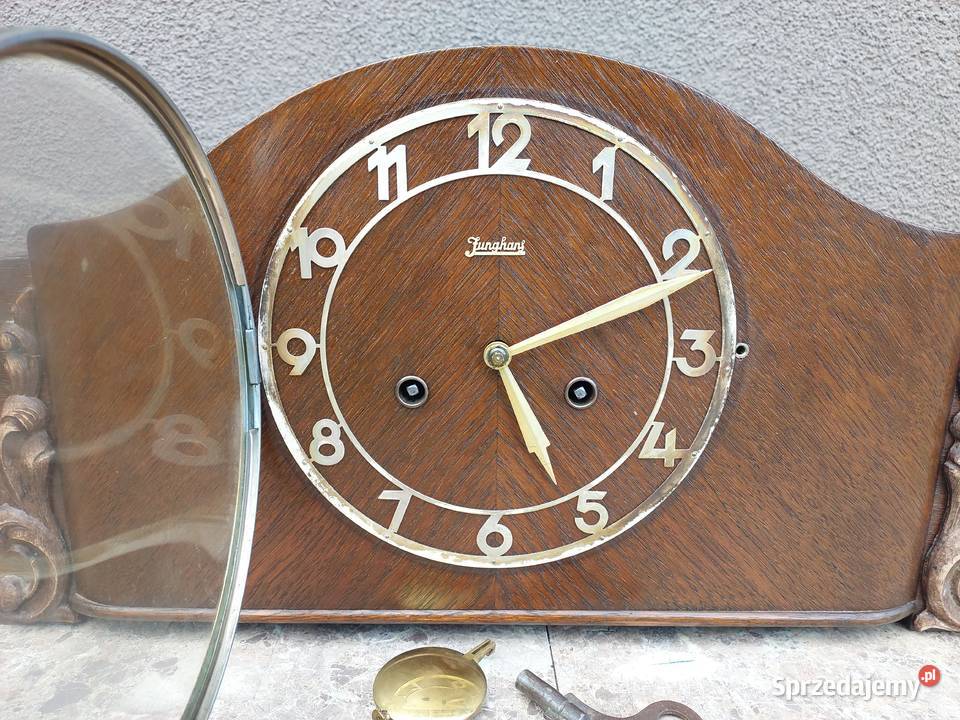 242 Stary zegar bufetowy Junghans 37r katalogowy Tczew
