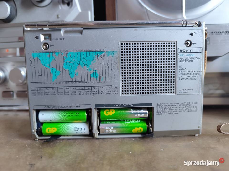 radio globalne Sony ICF7600 D