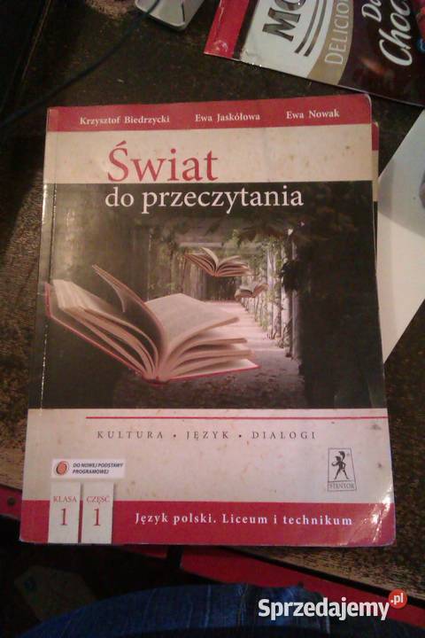 Świat do przeczytania klasa 1 Podręcznik szkolne
