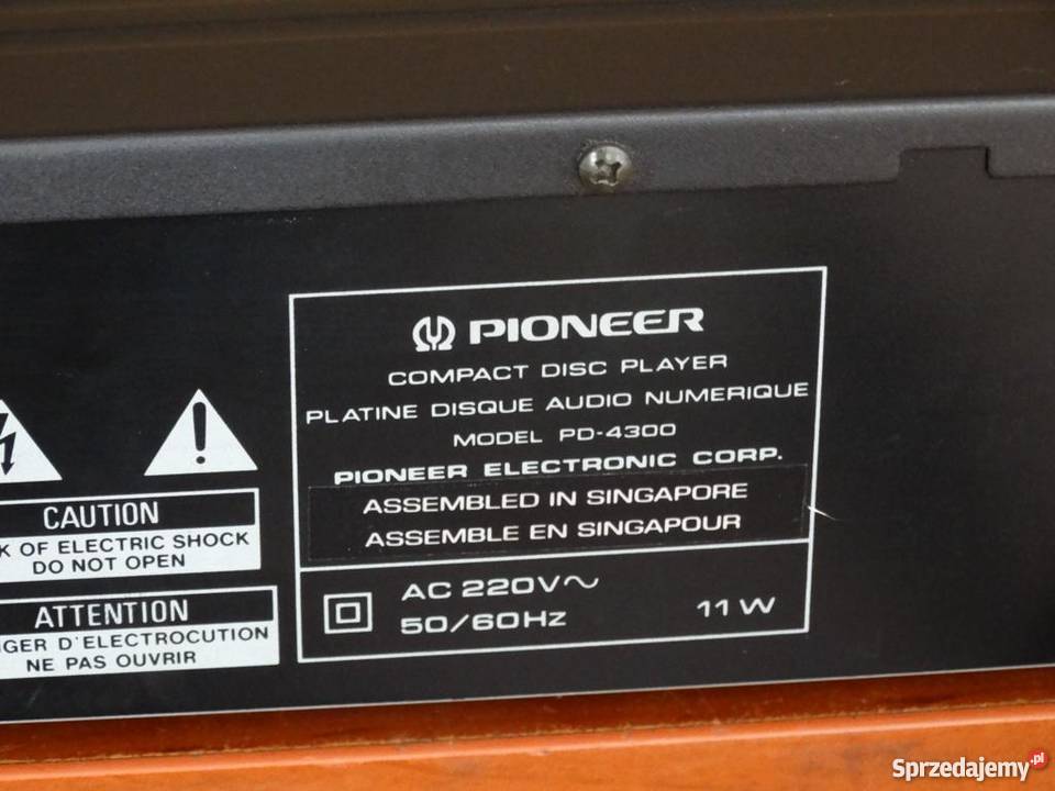 Odtwarzacz płyt CD Pioneer PD4300 sprawnyWYSYŁKA podkarpackie Jasło sprzedam