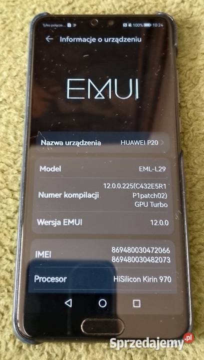 Niesprawny telefon Huawei P20