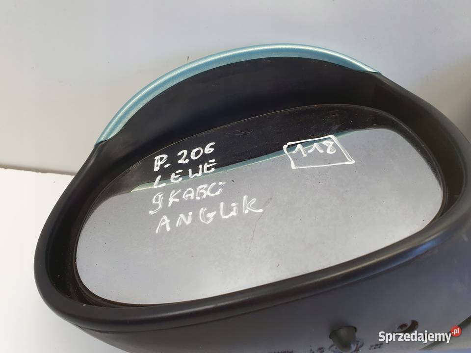 LUSTERKO Peugeot 206 9812r LEWE KIEROWCY 9 kabli osobowe lubelskie Rudka