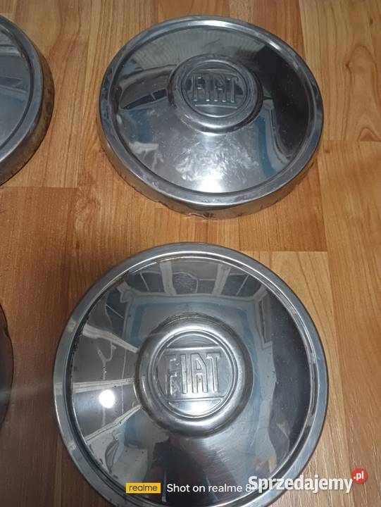 Zestaw 5 kołpaków dekielki chromowane fiat 130 Bielsko-Biała sprzedam