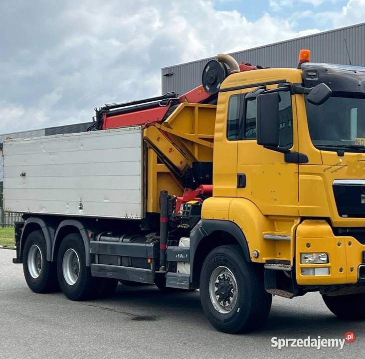 Wywrotka 6x6 z dzwigiem MAN Rok produkcji 2010 mazowieckie Warszawa