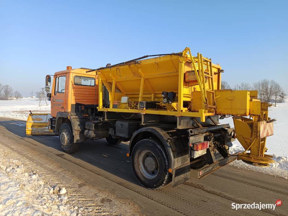 Pługopiaskarka wywrotka MAN 17232 4x4 HDS Adamowo sprzedam