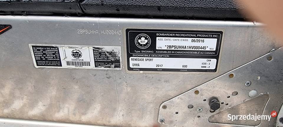 SKI DOO Renagade 600 zamiana na skuter wodny Mikołów