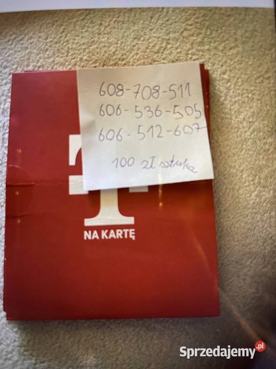 Złote numery t mobile mazowieckie Warszawa