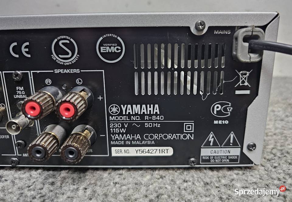 Yamaha PianoCraft R840 MCR840 SILVER Kraków