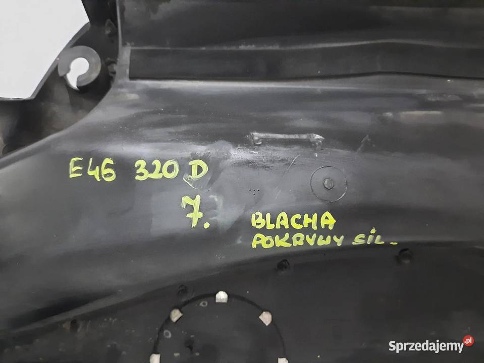 Wlot powietrza BMW E46 320D 13322247413 pokrywa Włoszczowa