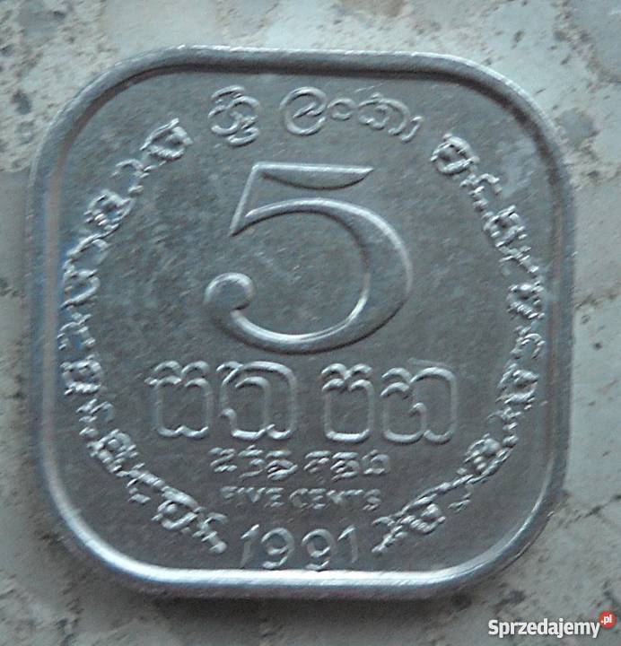 CEYLON5 CENTS1991 r Legionowo sprzedam