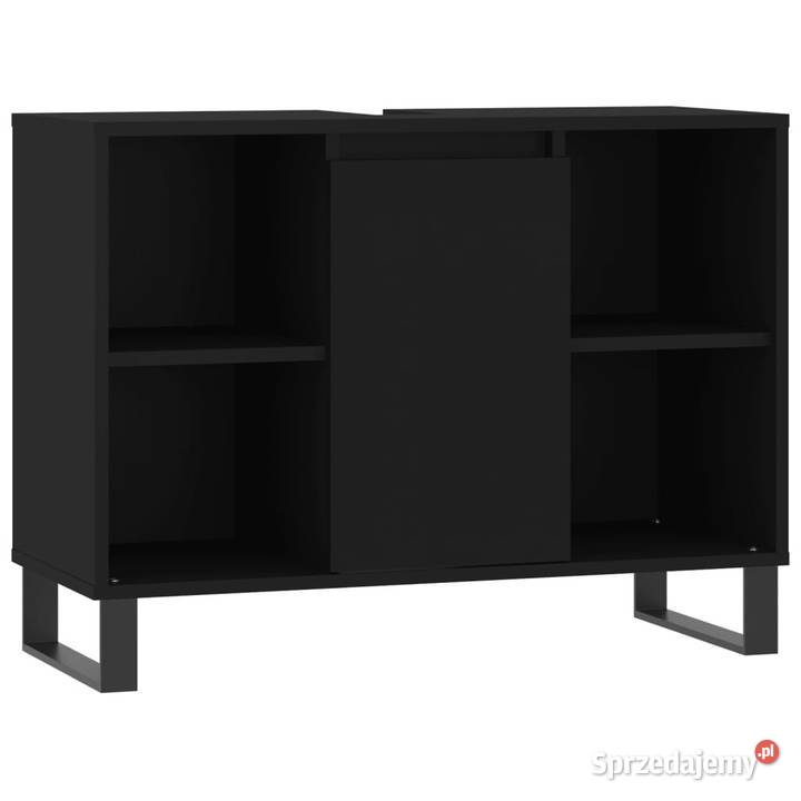 Szafka łazienkowa czarna 80x33x60 materiał mazowieckie Warszawa