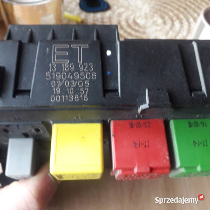 Moduł BSI skrzynka bezpieczników Opel Vectra C Rok produkcji 2005 małopolskie Żabno sprzedam