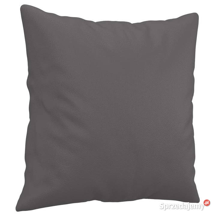2osobowa sofa z poduszkami szara 140 sztuczna mazowieckie
