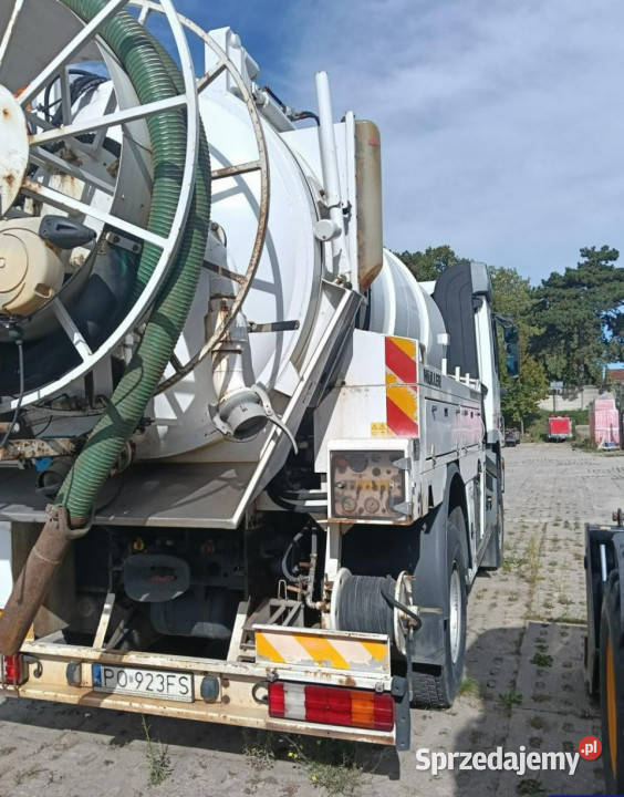 Mercedes ACTROS 1841 4X4 WUKO Muller Vacumaster Rok produkcji 2007 Skępe