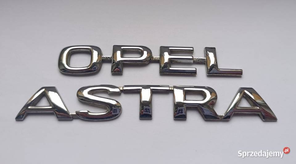Napis emblemat Opel Astra G II 9809r Emblematy Lipno