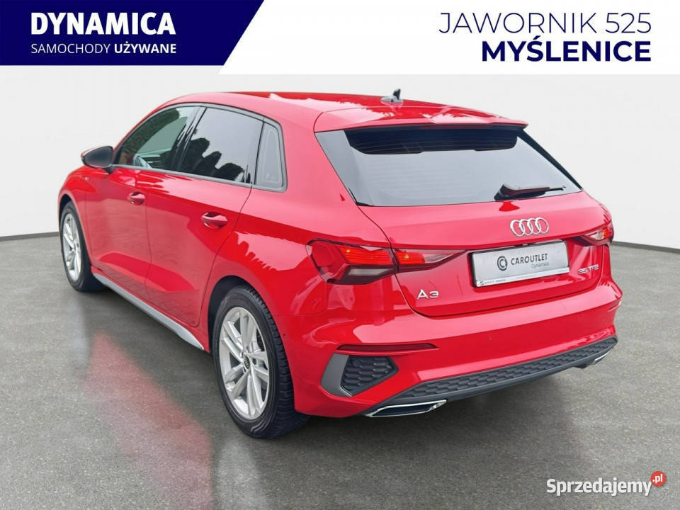 Audi A3 Sportback Sline 35TFSI mHEV 150 Stronic wspomaganie kierownicy małopolskie Myślenice