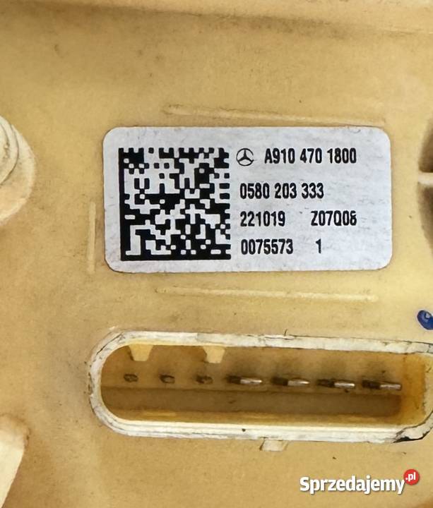 POMPA PALIWA MERCEDES SPRINTER 907 910 18r 22 Katowice