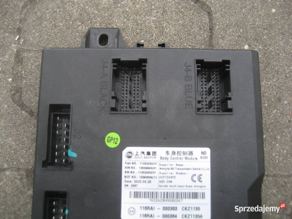 mg mg5 ev 22r sterownik moduł bcm 11053262 01 Rakoniewice