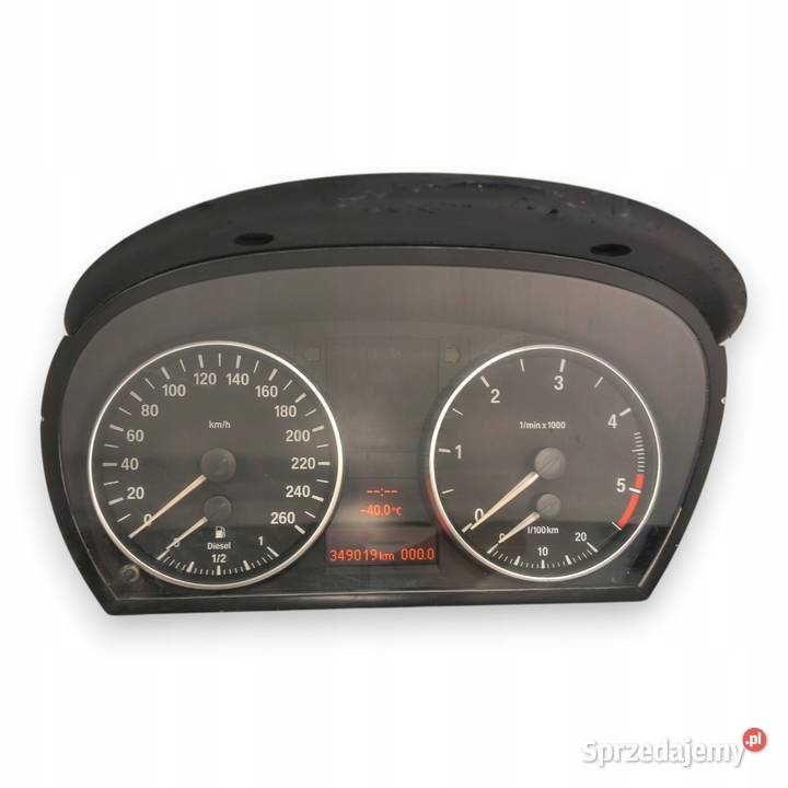 LICZNIK ZEGARY 9122602 BMW E90 E91 20 D Diesel lubelskie
