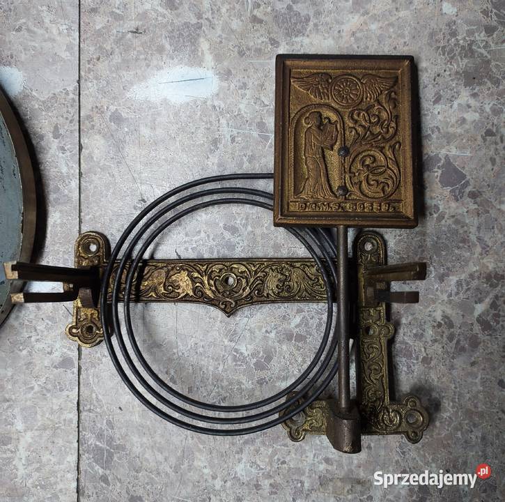 165 Zestaw mechanizm zegara ślązak Kienzle pomorskie Tczew