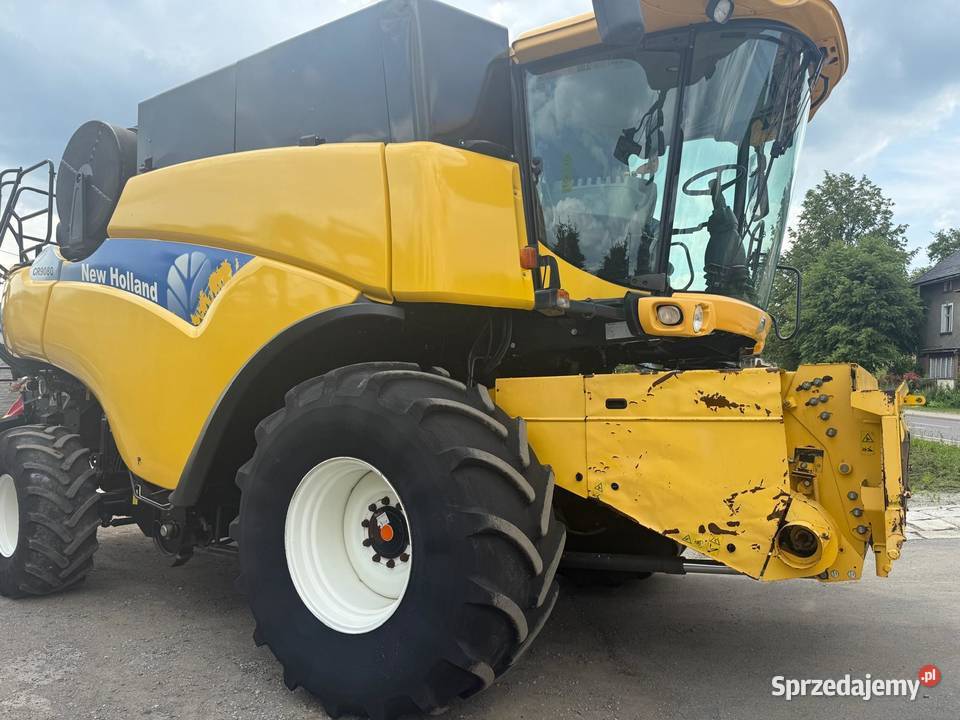 Kombajn zbożowy Holland CR9080 2008 heder Vario dolnośląskie Nowa Ruda