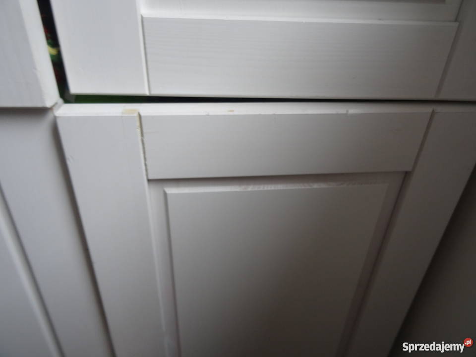 Fronty Ikea Stuva drewniane białe W komplecie dolnośląskie Wrocław