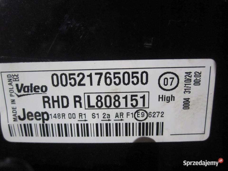 JEEP AVENGER 25r lampa prawa tył FULL LED świętokrzyskie Kielce