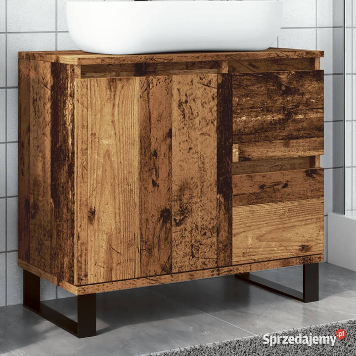 Szafka pod umywalkę stare drewno 65x33x60 Warszawa sprzedam